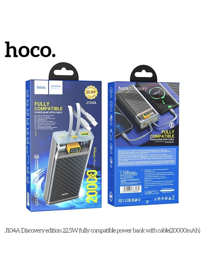 J104A - 20000mAh 22.5W Fast-Charging