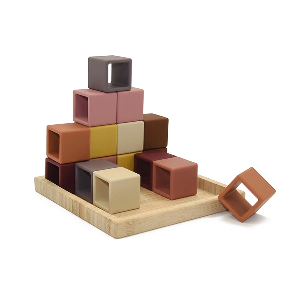 Silicone Cube Puzzle - Suitable for 3 years and above 16pc