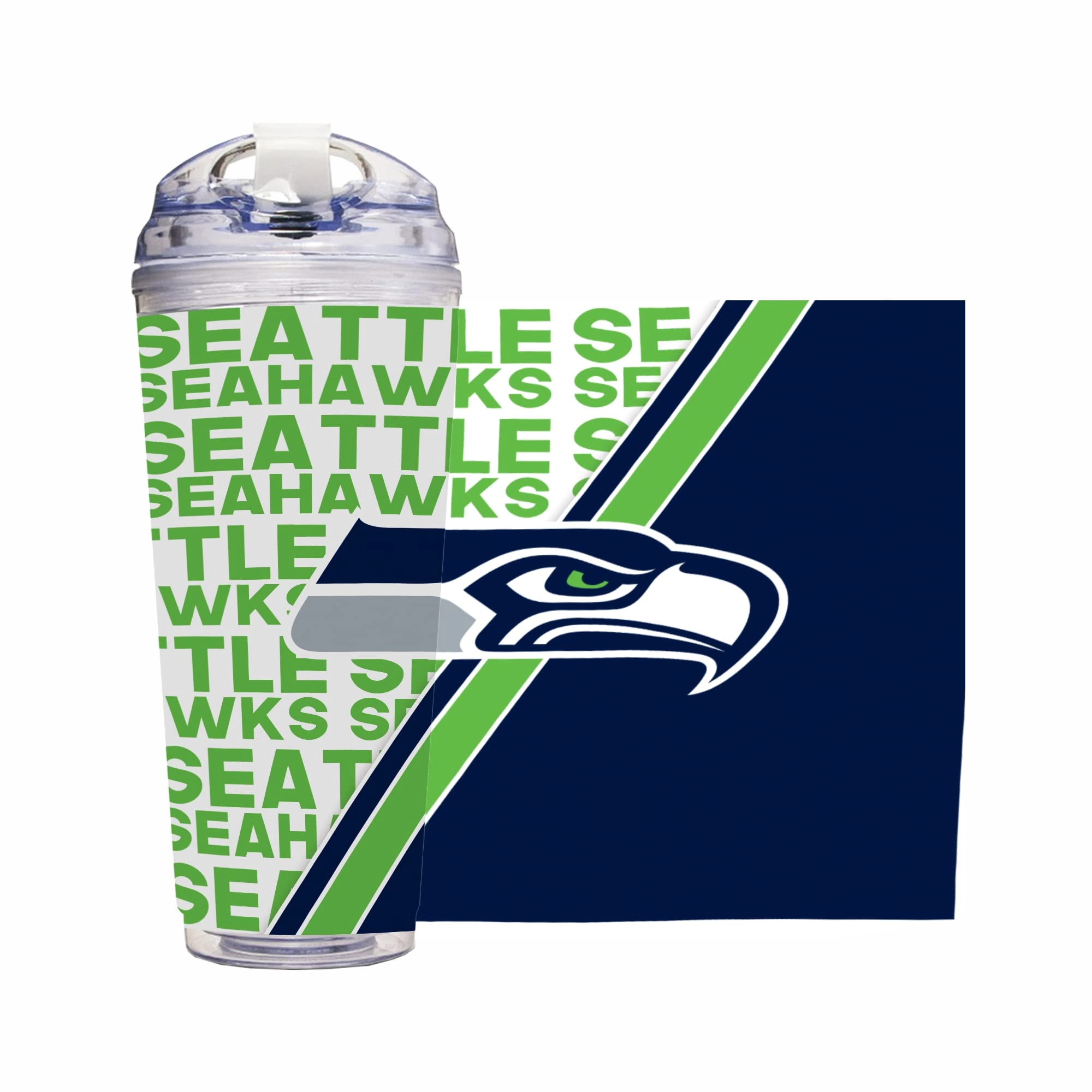 Rico Industries Acrylic NFL Football Tumbler - 710ml