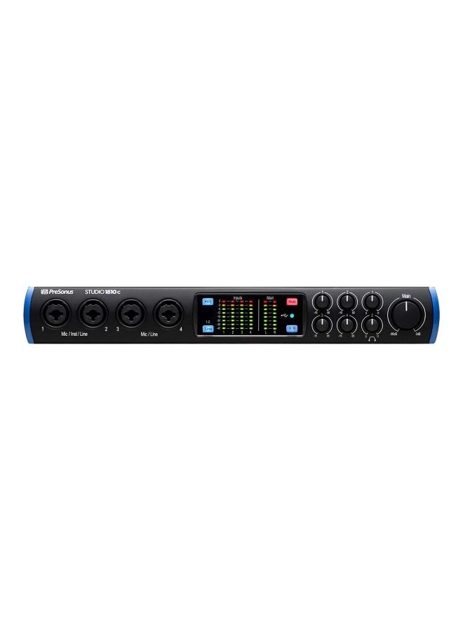 PreSonus Studio 1810C - Black/Blue 2 stereo headphone outputs