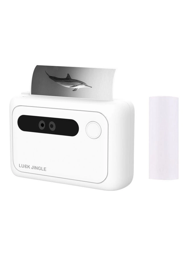 Wireless Mini Photo Printer White/Green