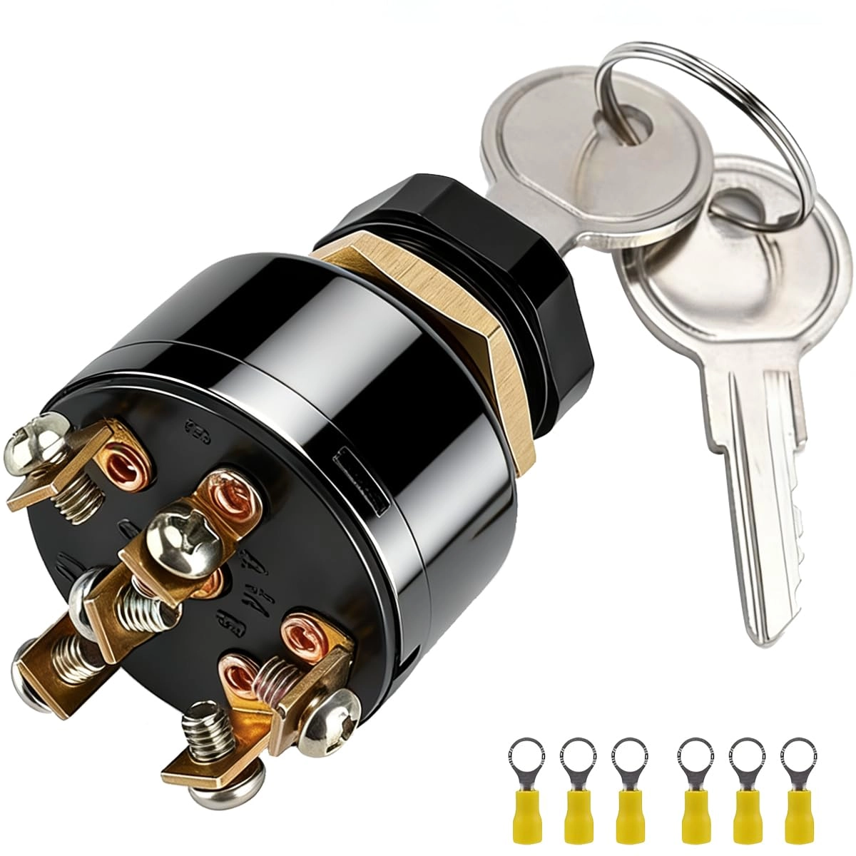 bolojau MP41000 - Ignition Start Switch 3-Position Push-to-Choke