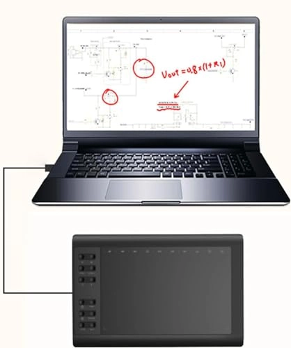 Digital Drawing Tablet - 10 x 6 inches 8192 Levels