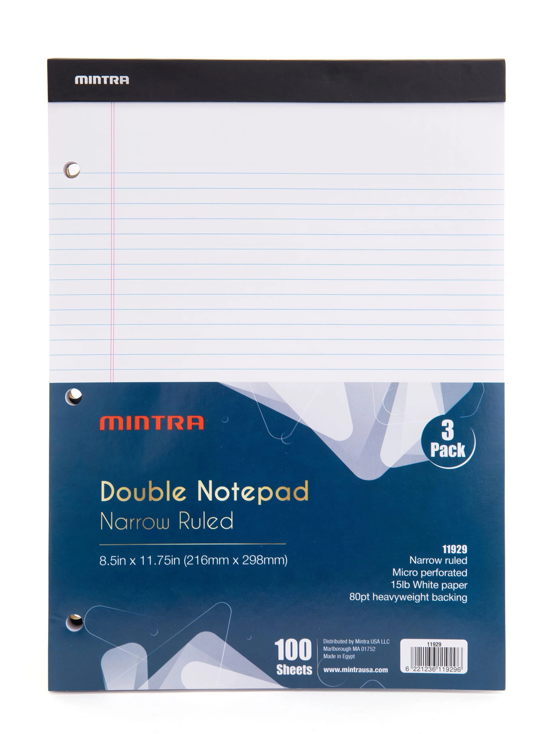 Canary Legal Pads 8.5"x11" Softcover - Lined 50 Pages