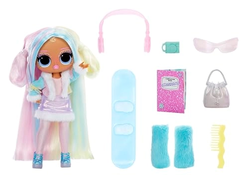 Candilicious Tweens Winter Snow Fashion Doll - Colour-Changing Snowboard 10+ Frosty Accessories Ages 4+