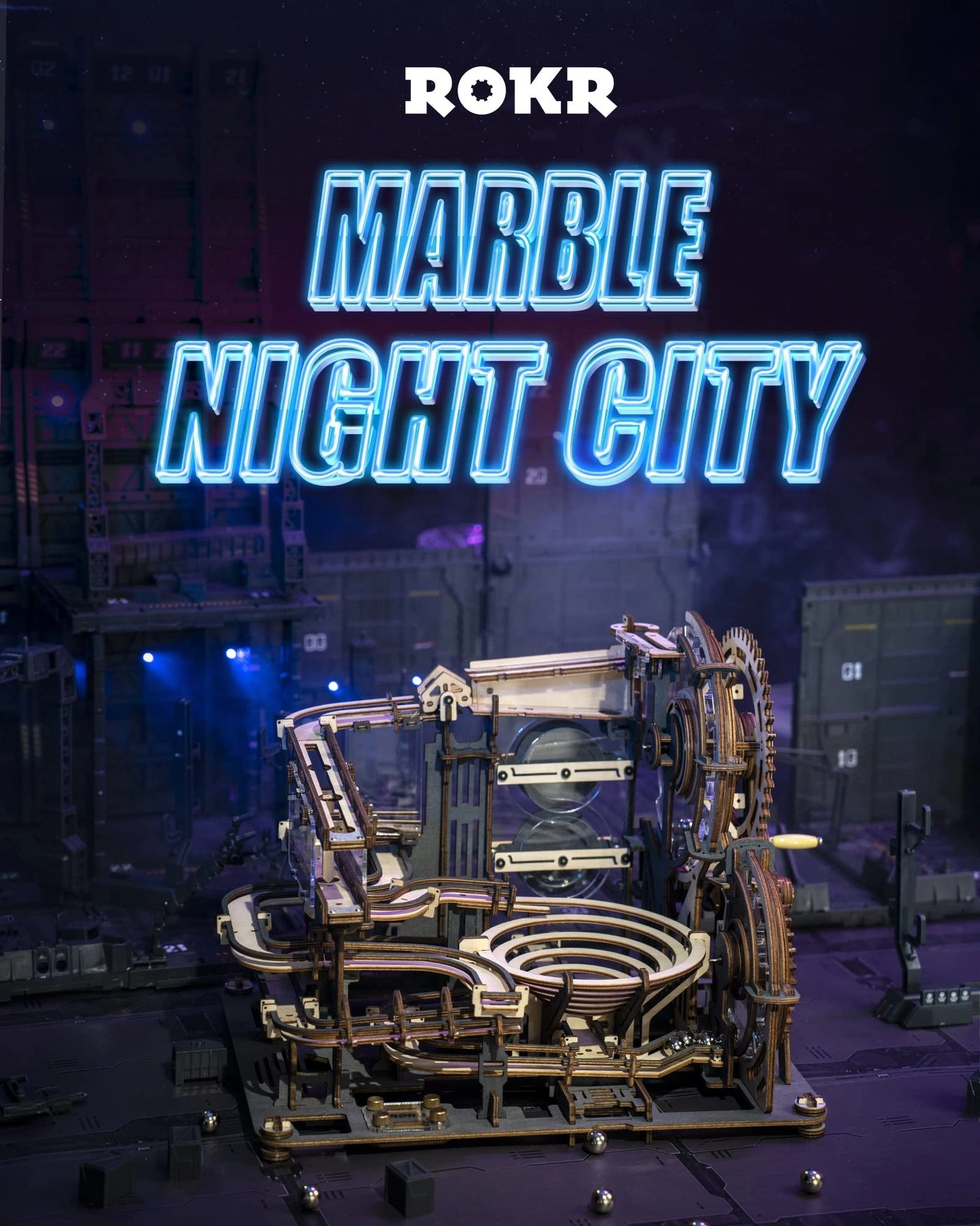 Marble Night City 3D Wooden Puzzle (LGA01)