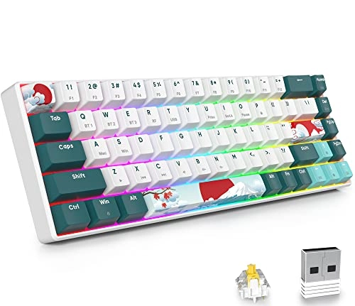 60% Wireless Mechanical Keyboard -  Wired/Wireless