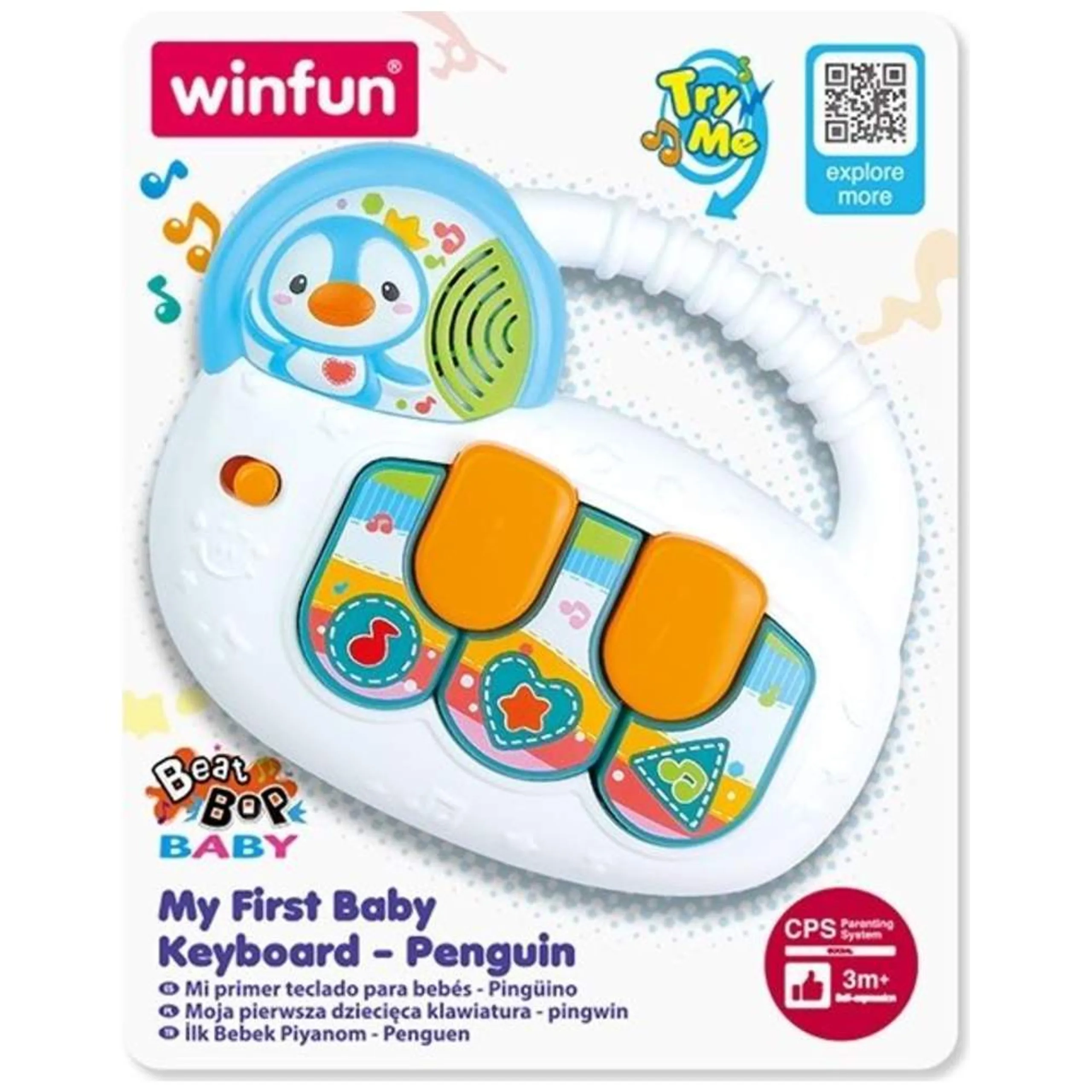 My First Baby Keyboard - Suitable for 12 months & above