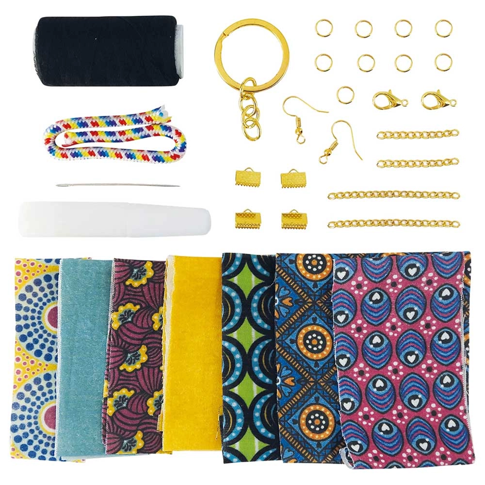 Buki France Wax Print Jewellery Kit - Suitable for 8 to 13+ yrs