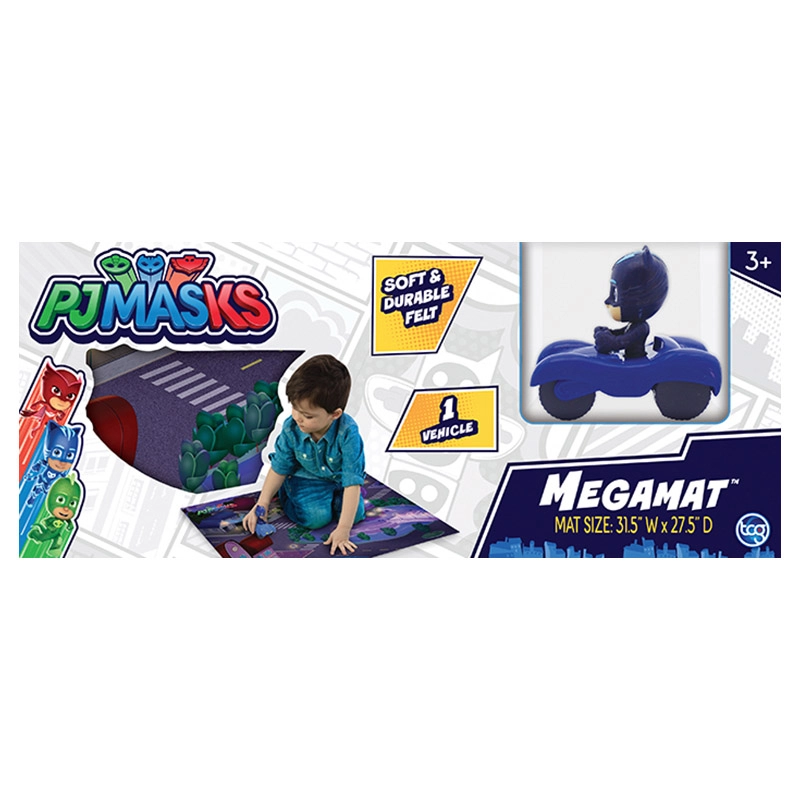 Felt Megamat - PJ Masks Suitable for 3 years & above