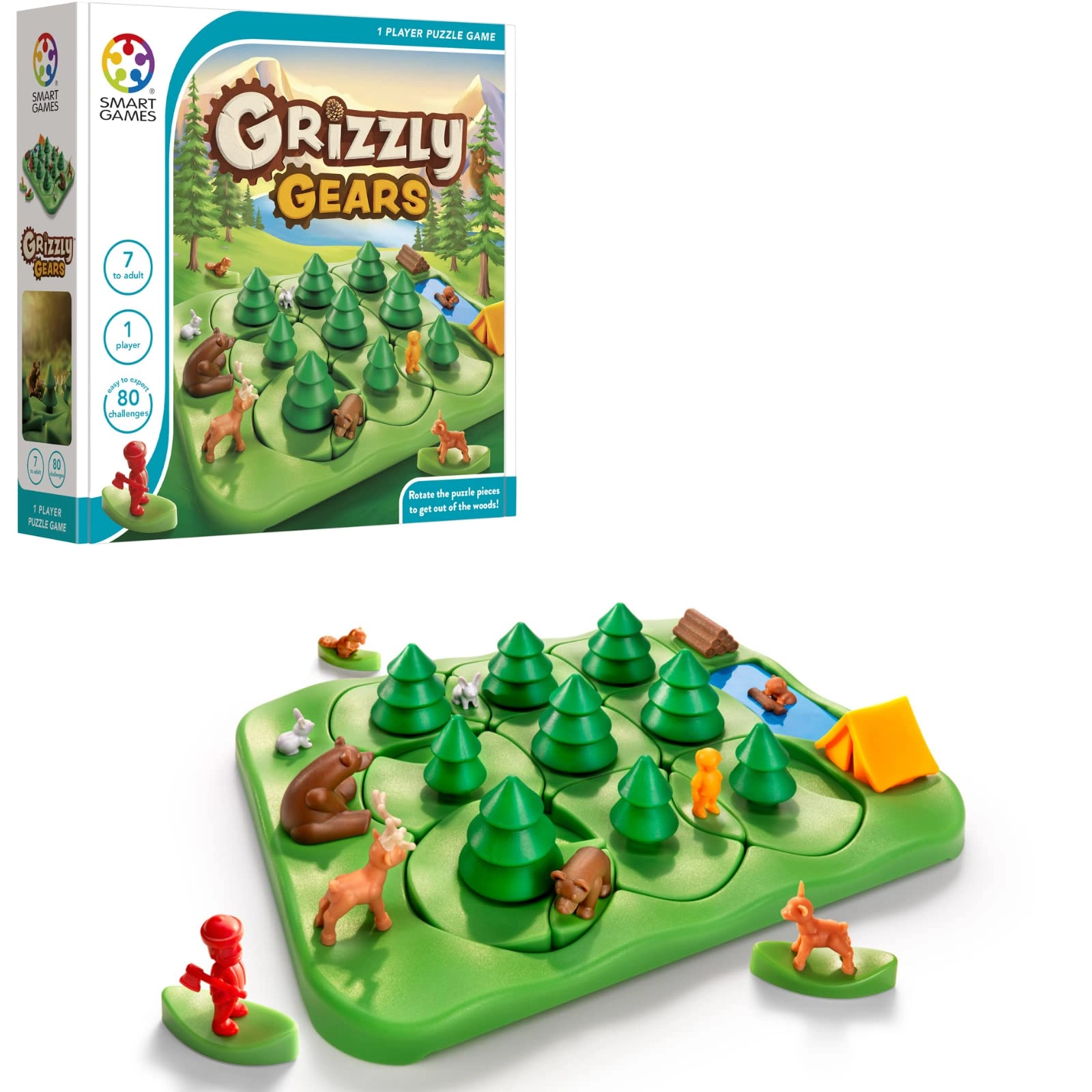 Smart Toys and Games Grizzly Gears Puzzle (SG 531US)