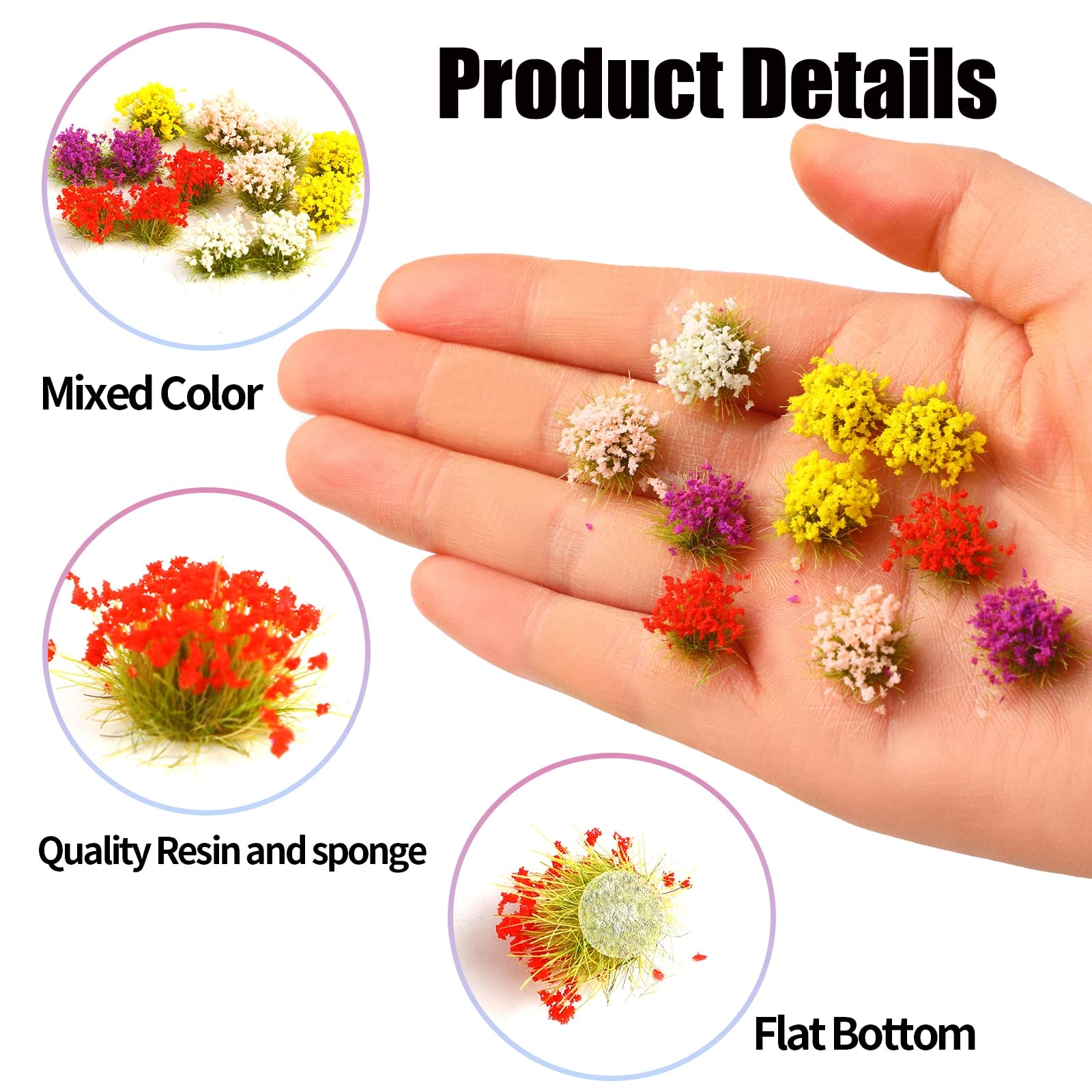 Miniature Flower Cluster - 60pcs