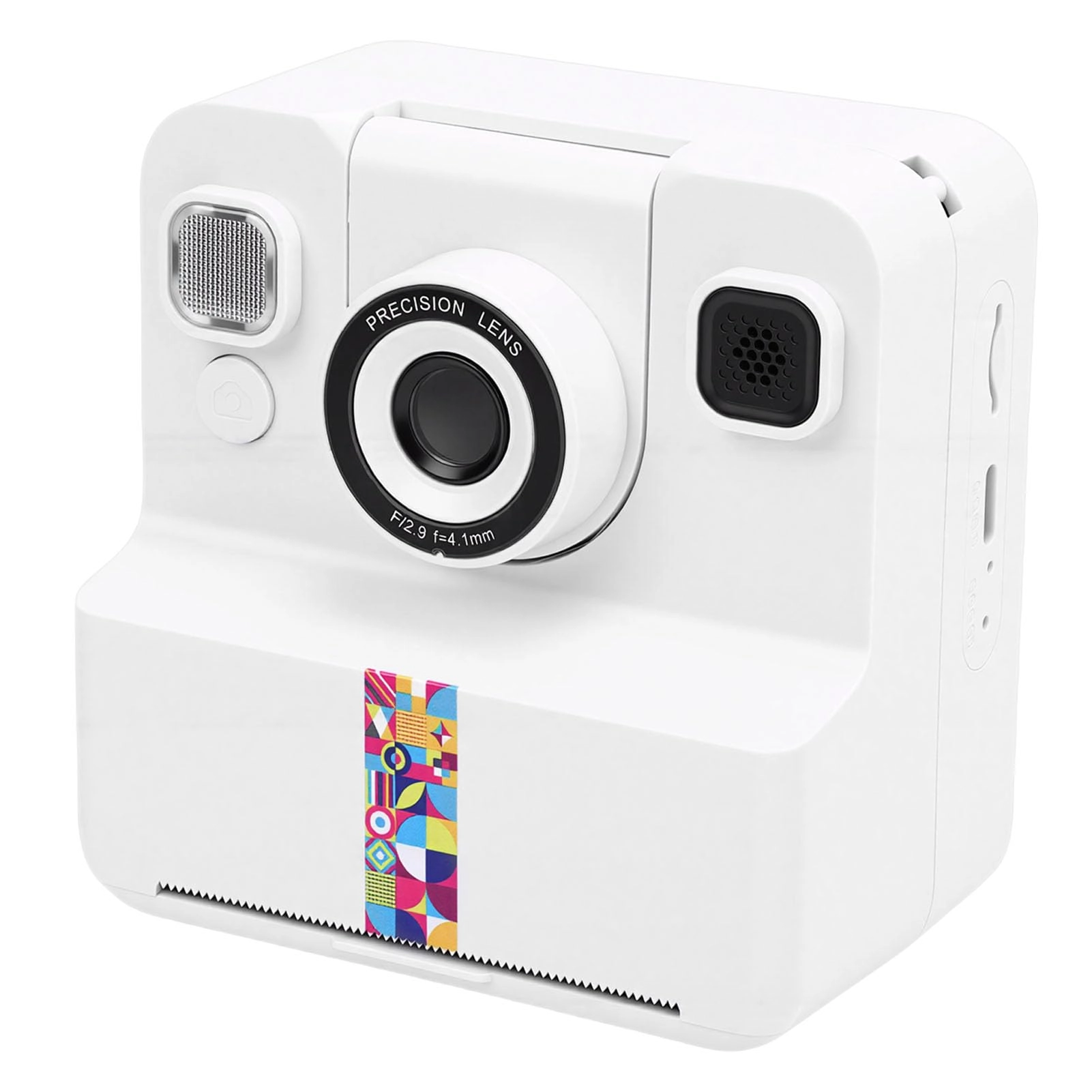 Instant Print Camera - 2.4in 180° Flip Screen 1080P