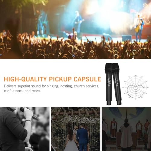 Vocal Wireless Microphone - Dual Channel UHF