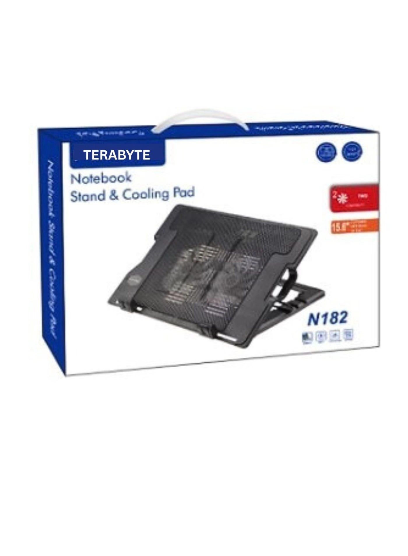 Terabyte Notebook Stand & Cooling Pad - 370 x 265 x 58mm 140mm fan