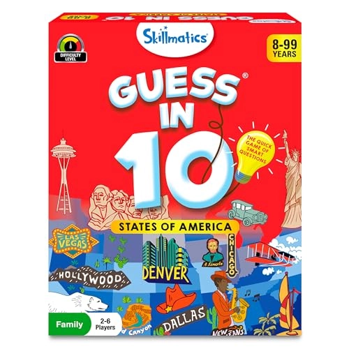 Guess in 10 States of America - Card Game