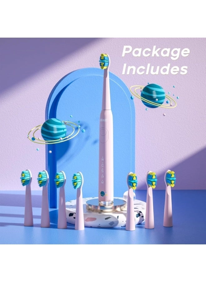 Kids Electric Toothbrush - 8 Brush Heads 5 Modes