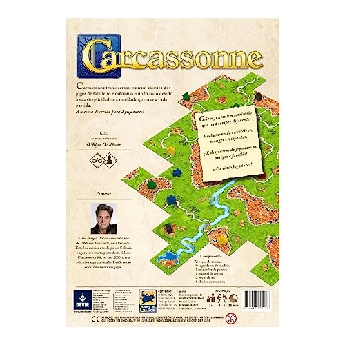 Carcassonne: The River and The Abbot (Portuguese)