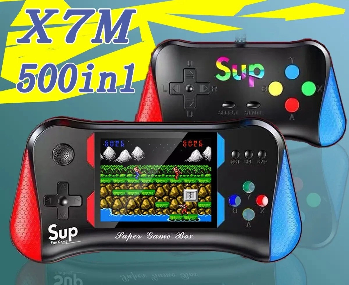 3.5" HD LCD Handheld Video Game Console - 500+ Built-in Games Portable