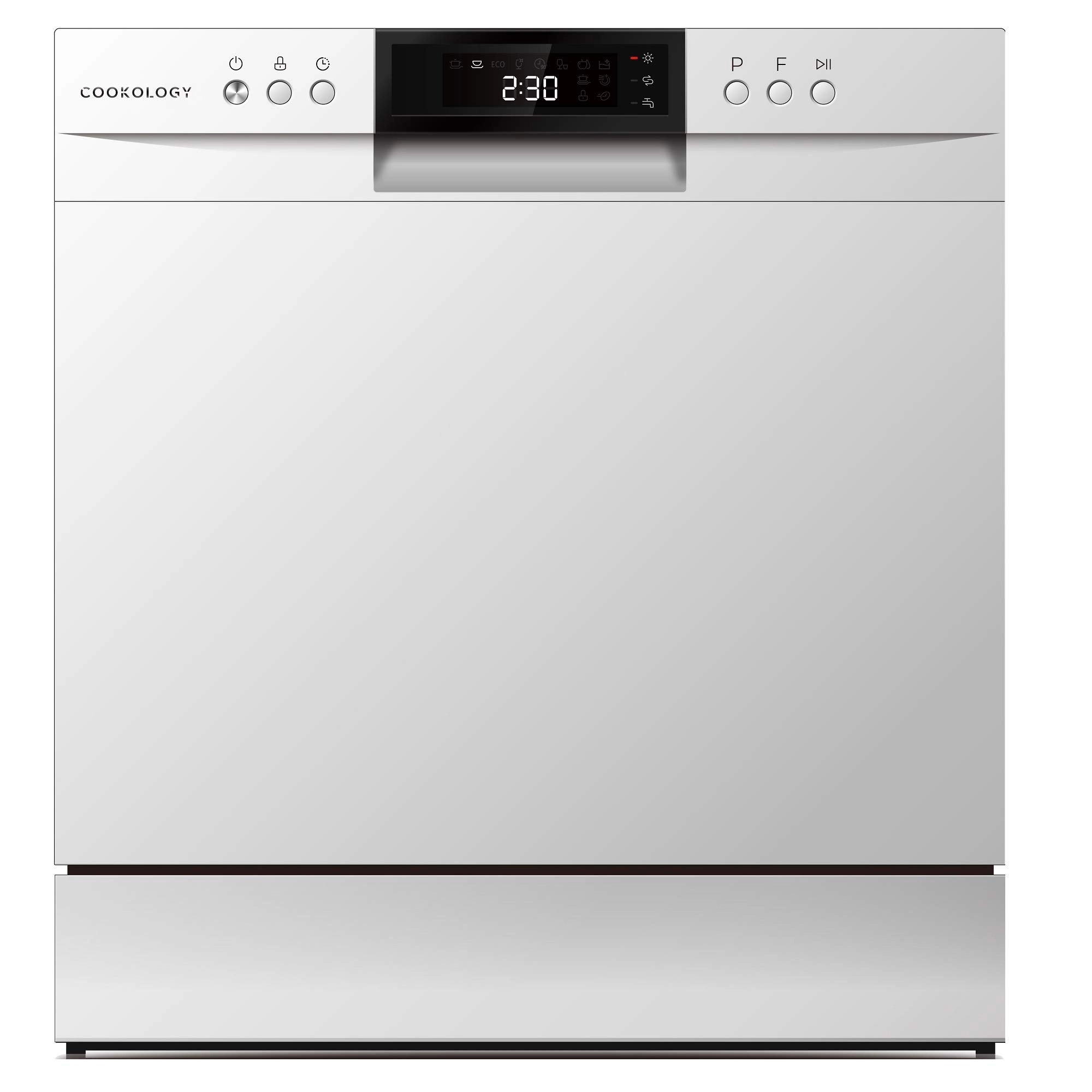 Cookology CTTD8WH Freestanding