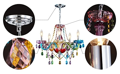 K9 Crystal Chandelier - 5 Lights Chrome