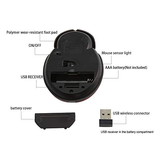 Mini Ladybug Wireless Mouse - USB