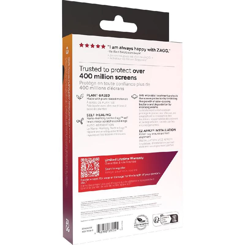 Screen Protector for Apple Watch Series 10 46 - 99% Plant-based Materials Edge-to-edge Protection Self-healing Nano Memory High Gloss Finish