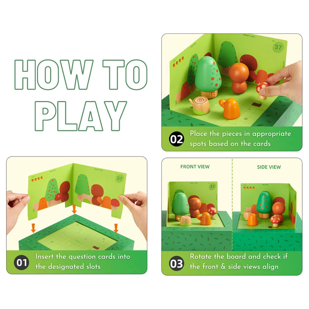 Space forest 3D Board game - 3 +