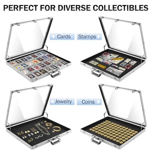 Trade Show Card Display Case - LED Light 24 x 20 inch