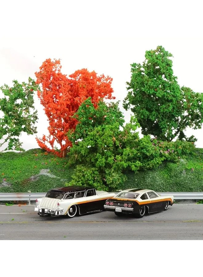 1955 Chevrolet Nomad Vega Transport Trailer Set - Alloy 1:64