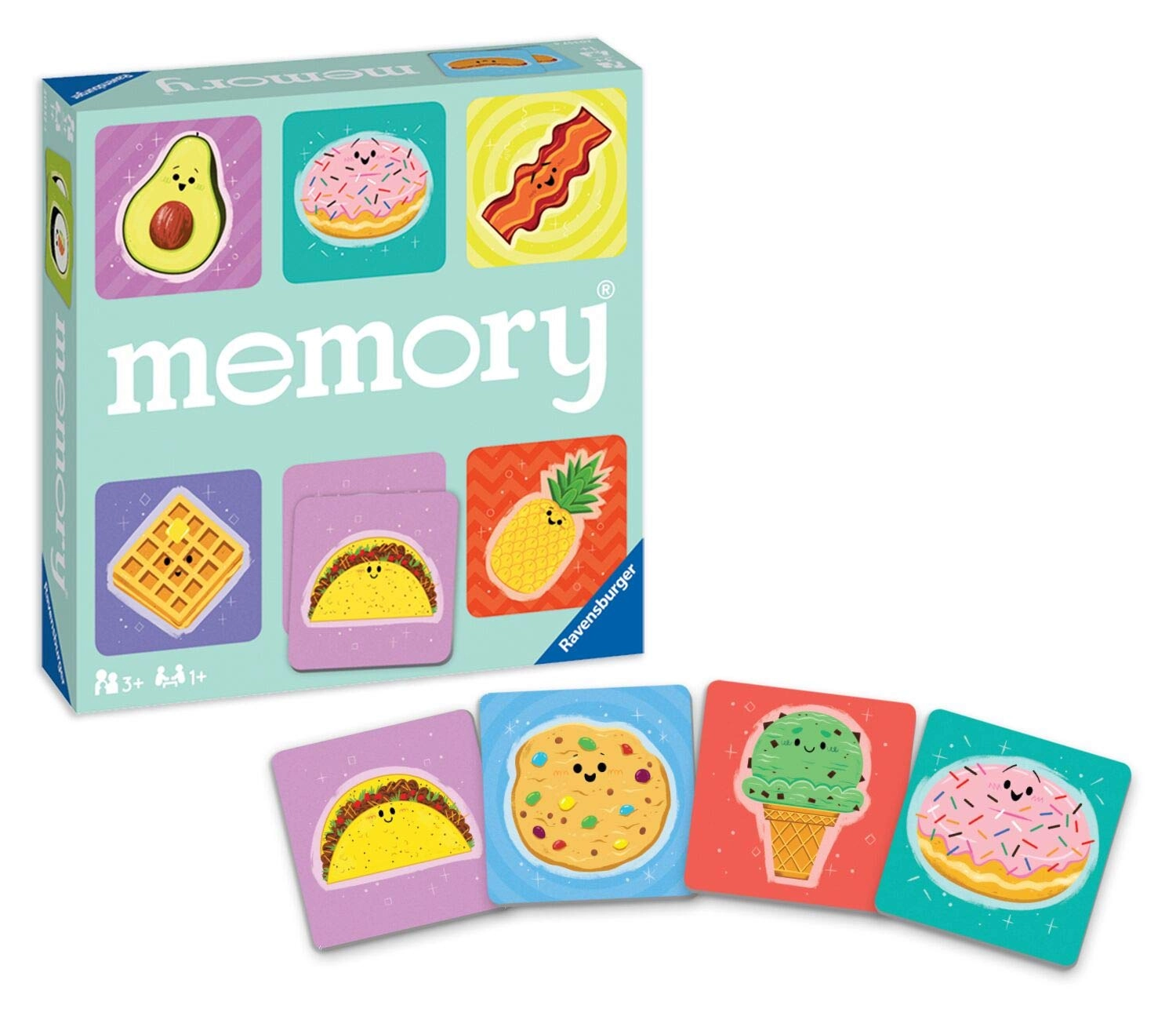 Ravensburger Foodie Favorites Memory Game - 3 years and up 1 pieces