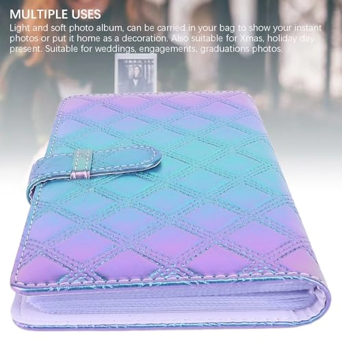Mini 108 Pockets PU Leather Photo Album