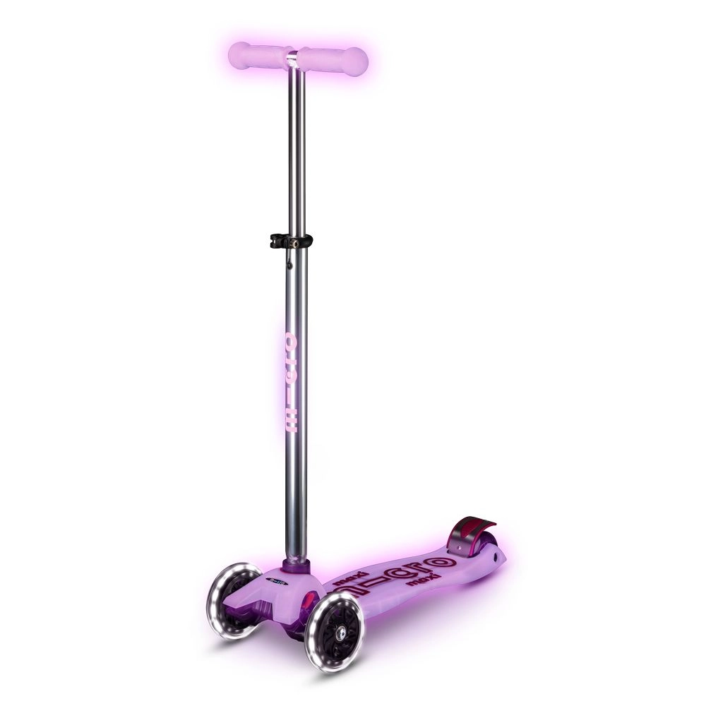 Maxi Deluxe 3-Wheel Kick Scooter – 120/80 mm LED