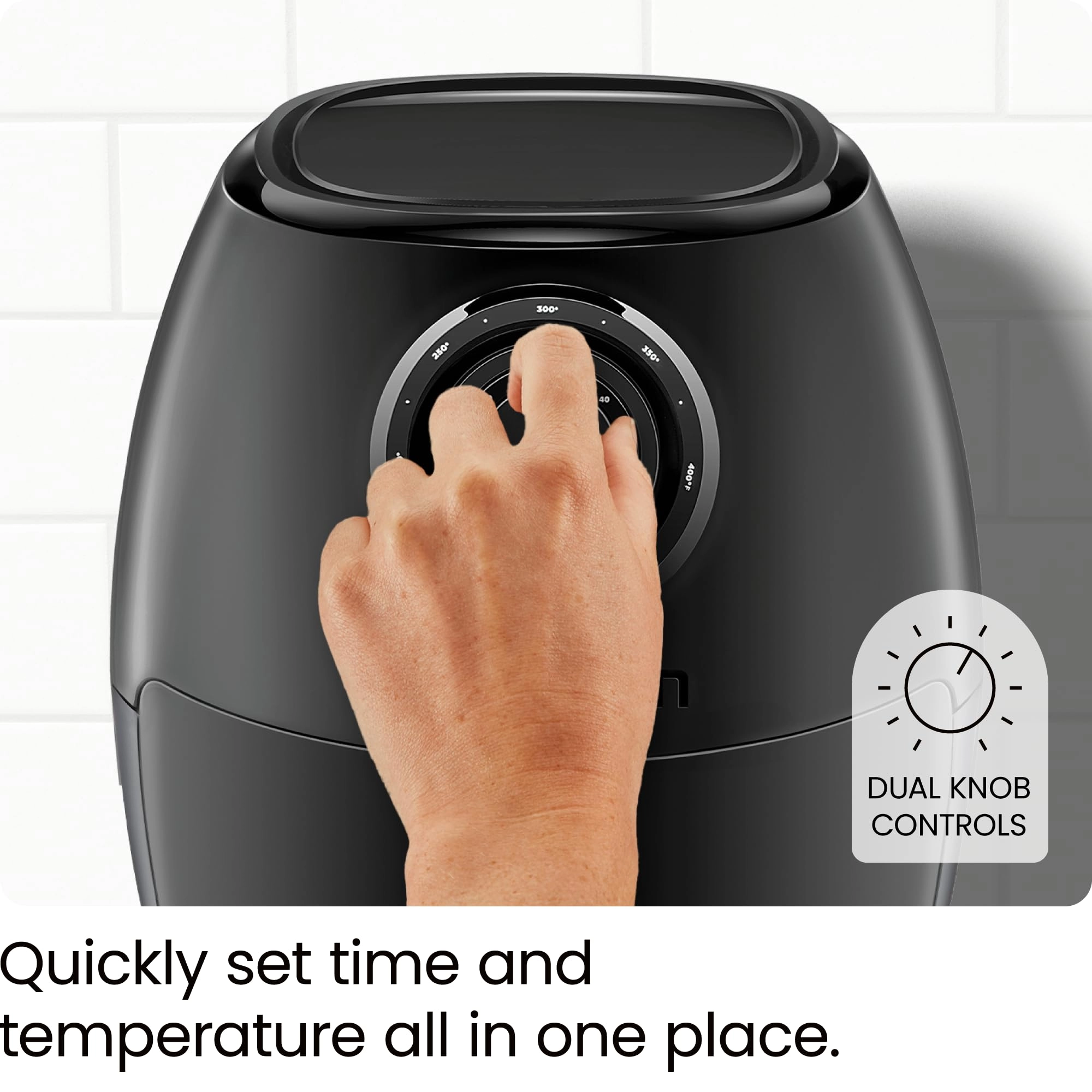 ChefmanTurboFry Touch Easy-View RJ38-4TW-BLK-DS-EU