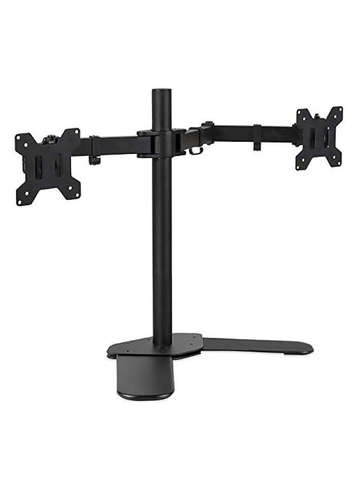 Green Tiger Dual LCD Monitor Desk Mount Stand - 2 27in