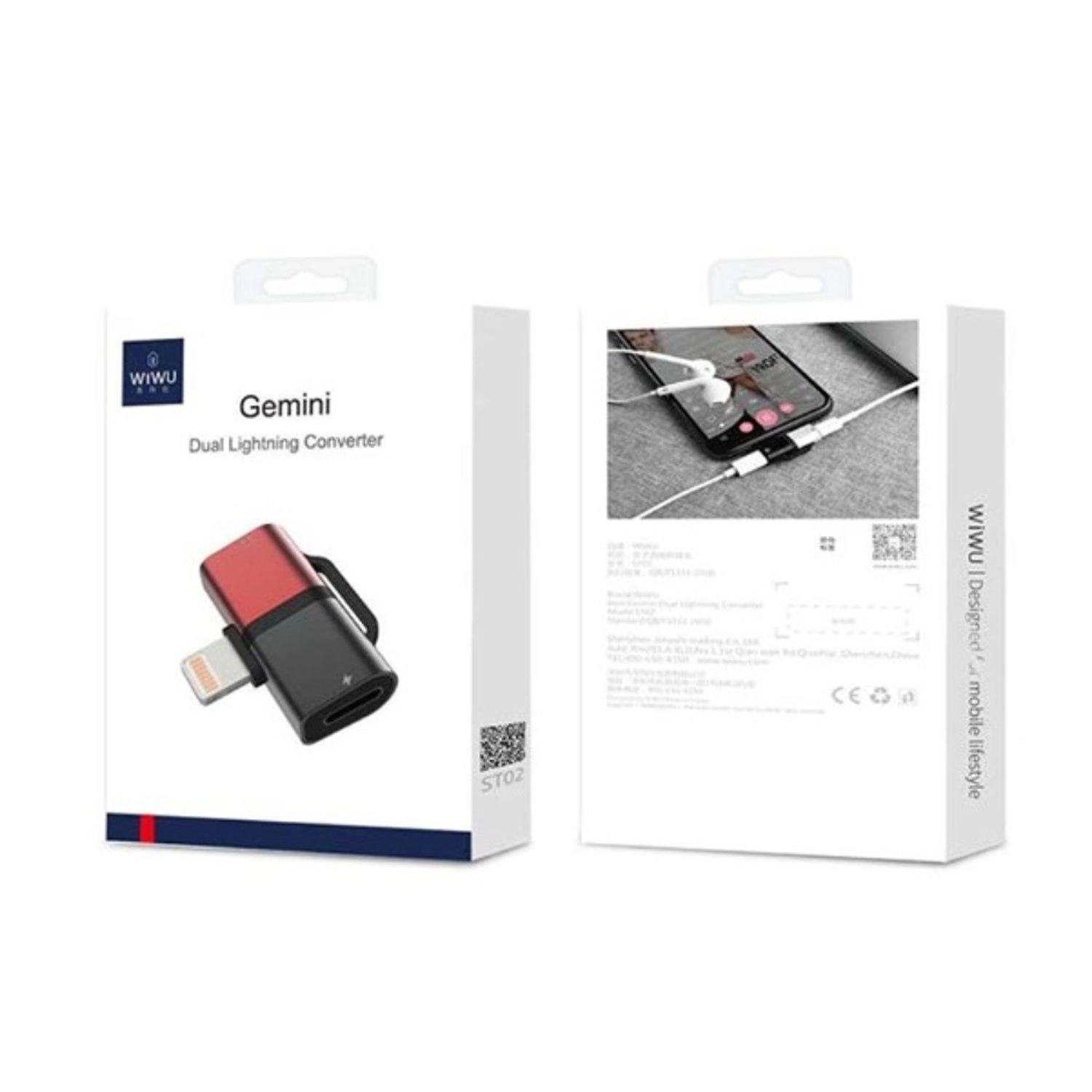 Pro Dual Lighting Adapter - Audio Cable Quick Charging