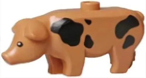 Animal Mini Figures - Pig 6pcs