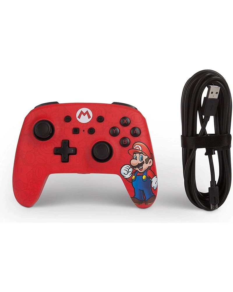 Nintendo Switch Enhanced Speedster Mario Controller Red