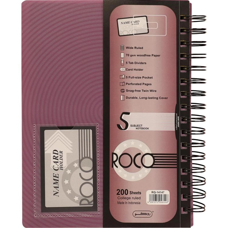 University Notebook Spiral - Grid 200 Sheets