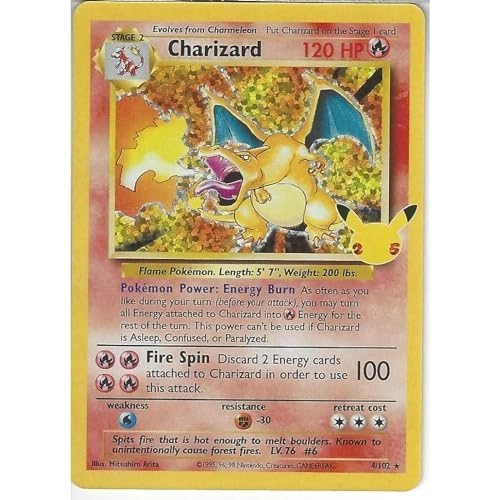 Charizard 4/102 - Rare Celebrations - English