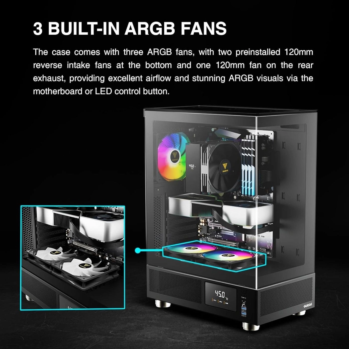 TALOS E3 MESH - Side Tempered Glass Panel Mid-Tower ATX