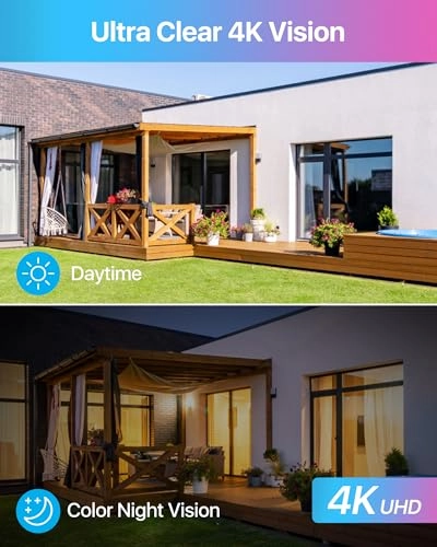 24CH NVR - 4TB HDD + 4K Outdoor IP Camera