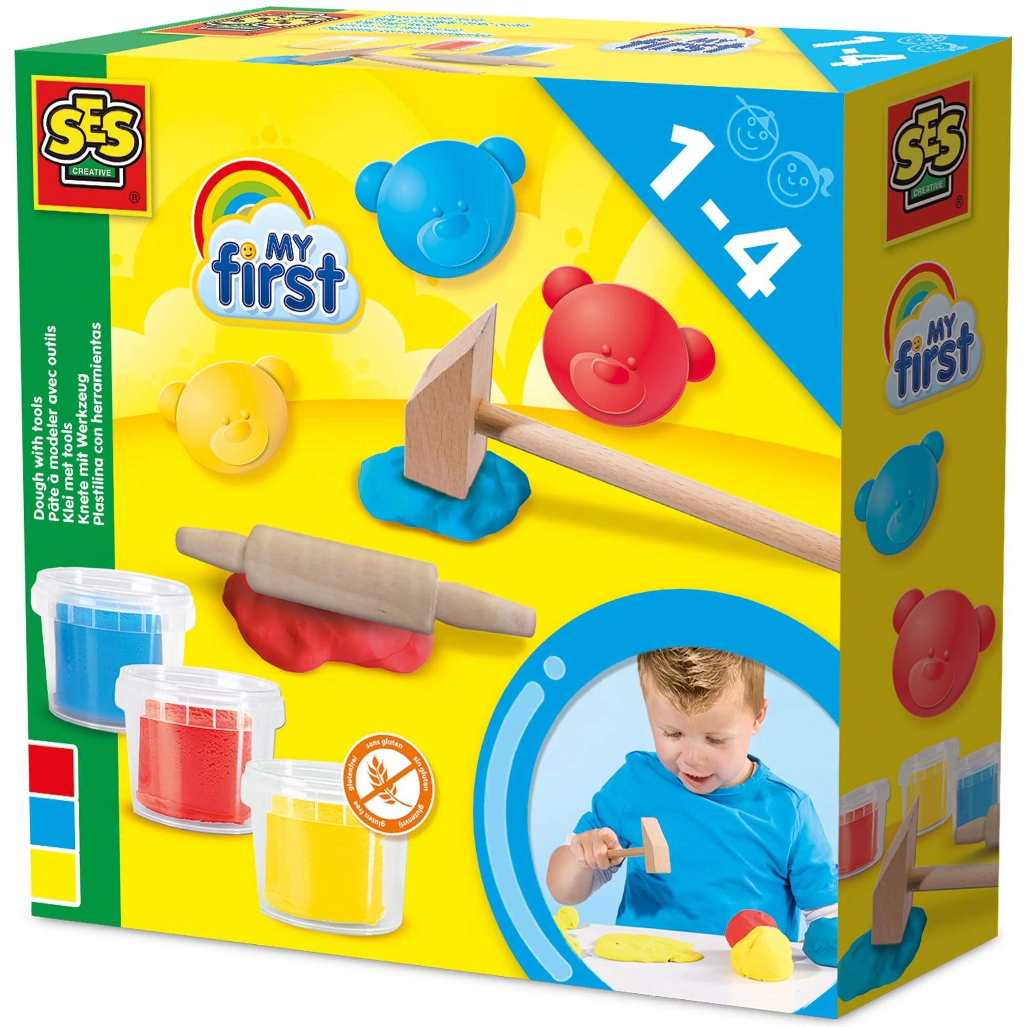SES Creative My First Clay with Tool Set - Plastic 200 Grams