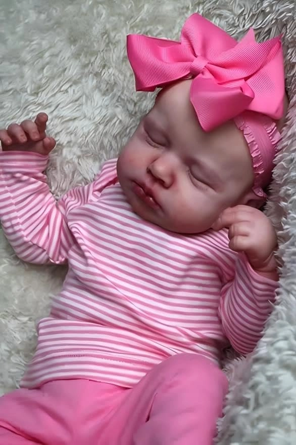 Reborn Doll - 18"/48cm Soft Silicone vinyl Pink Ages 3+