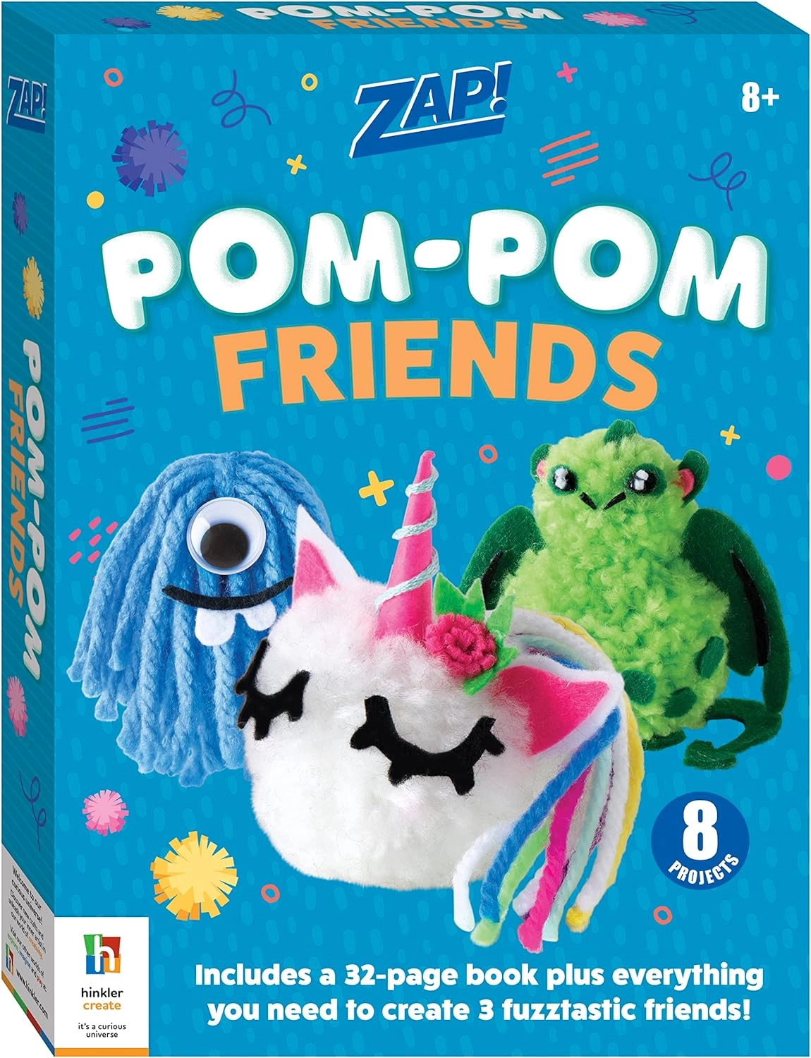 Hinkler Zap Pom Pom Friends - Craft Kit