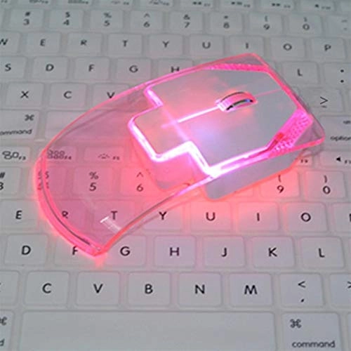 Colorful Luminous Transparent Gaming Mouse - Wireless