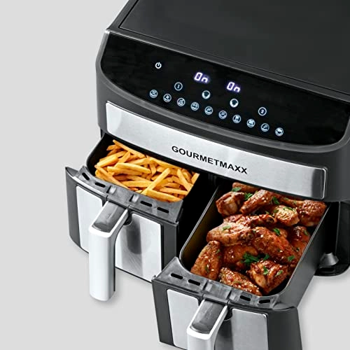 Dual Chamber Hot Air Fryer GOURMETmaxx
