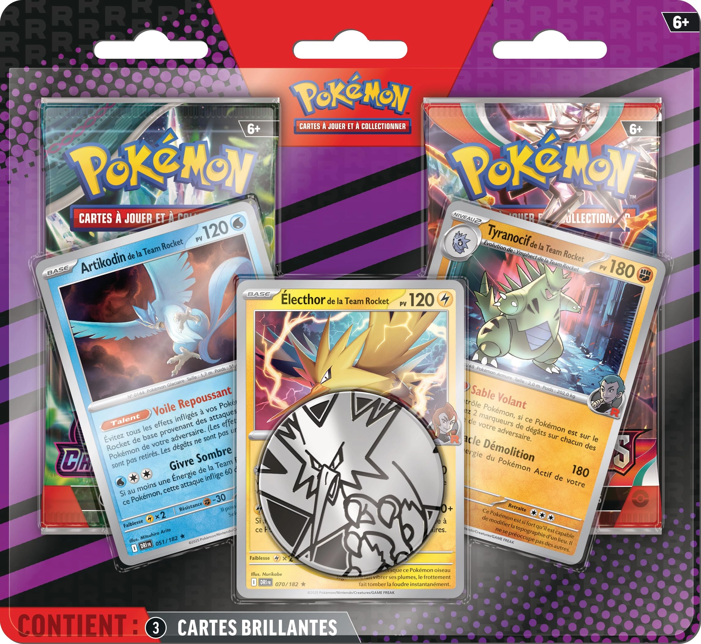 Pokmon Blister pack of 2 booster packs - French 2pcs