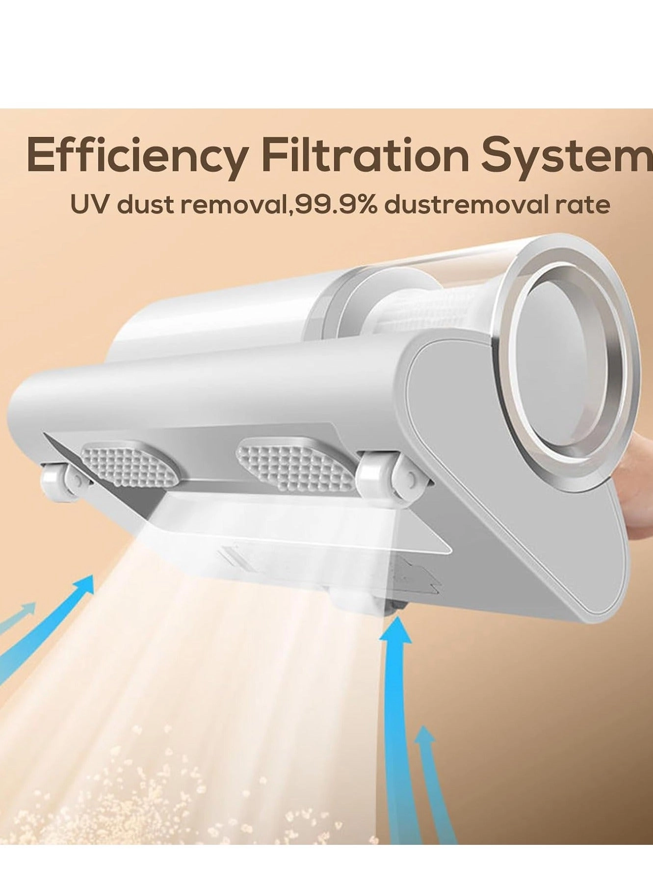 Wireless Vacuum Cleaner - UV-C Light 11Kpa Suction