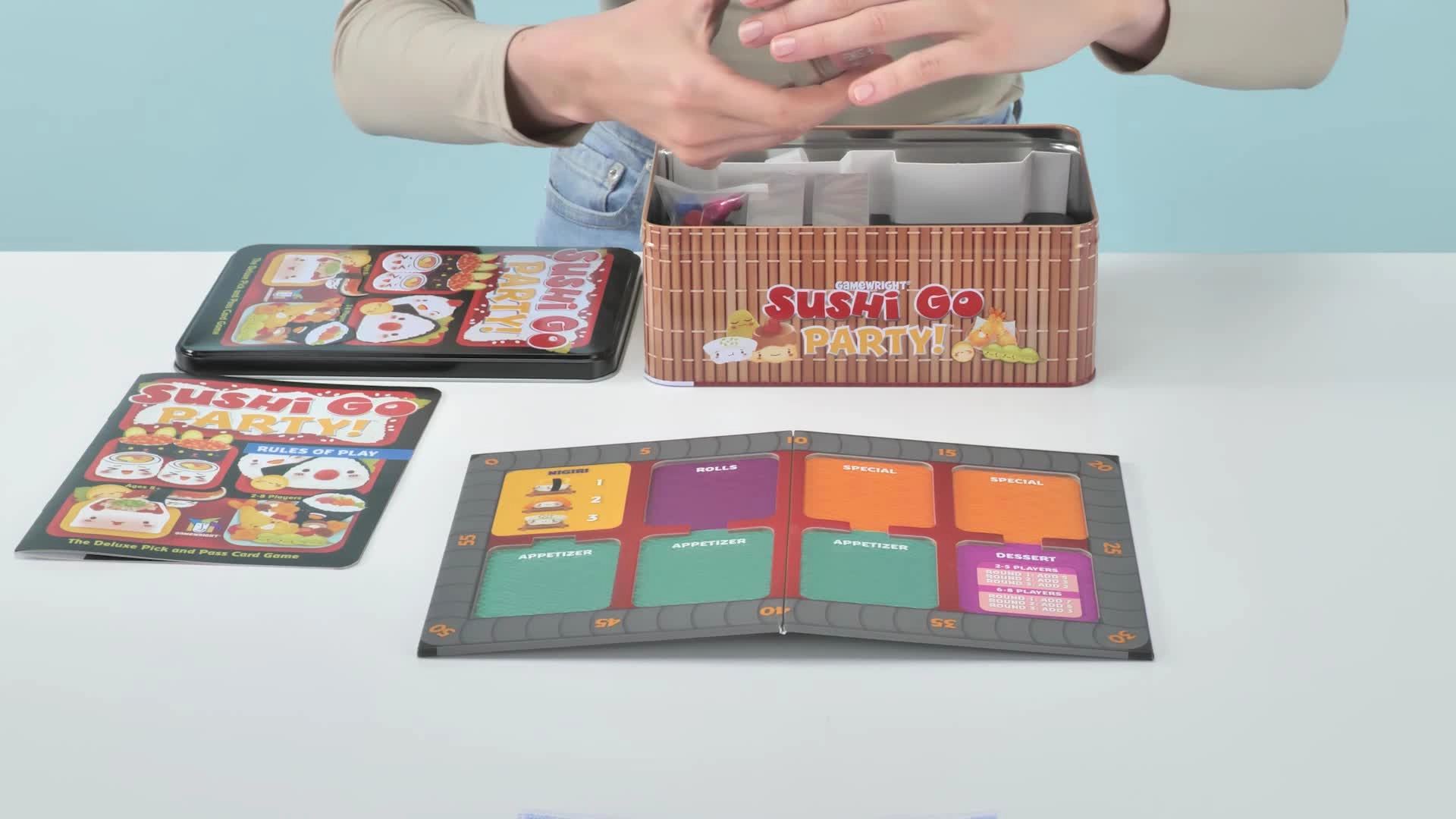 Sushi Go Party: The Deluxe - Card Game